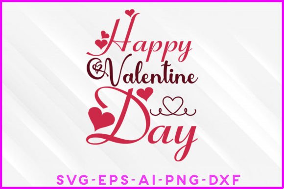 Happy Valentine Day T-shirt SVG Design