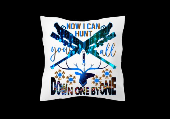 Hunting Mug Pillows T-Shirt Design Graphics