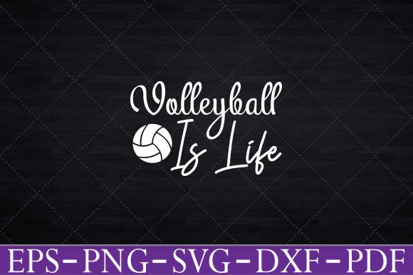 Men's Volleyball Is Life T-Shirt Funny Graphics