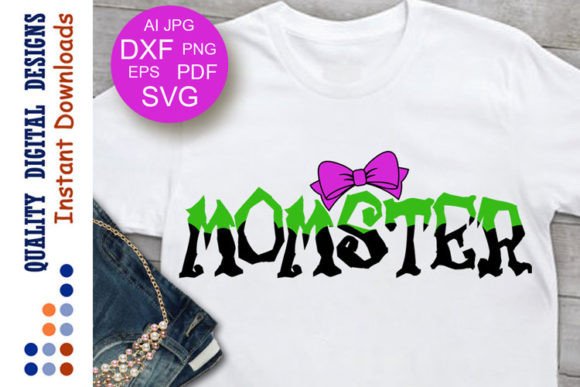 Momster Clipart Halloween Gift Shirt Mug: Graphics for Crafts