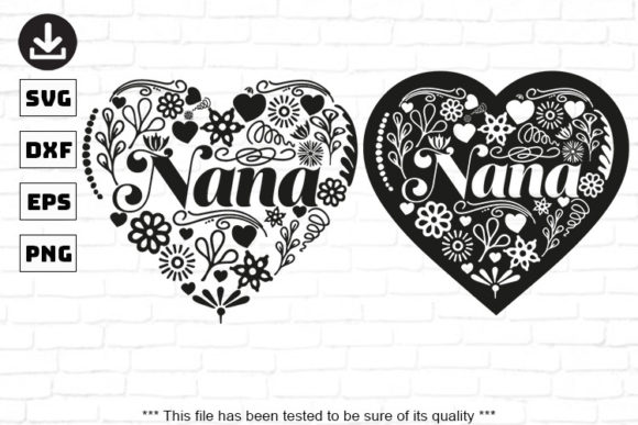Nana Svg File for T-shirt or Mug