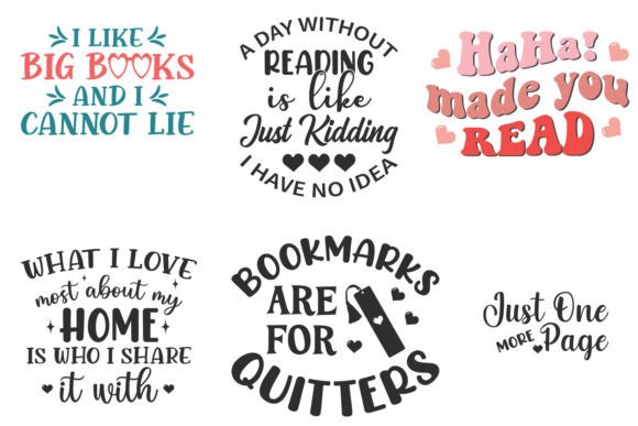 Reading T-shirt Design SVG Bundle