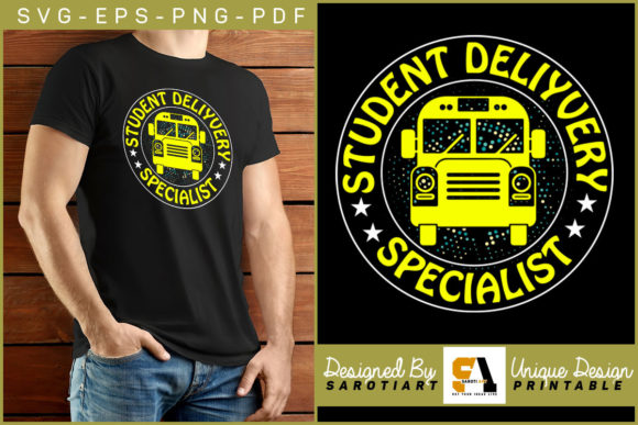Student Delivery Specialist T-shirt: Graphics for Crafts & Small Business
