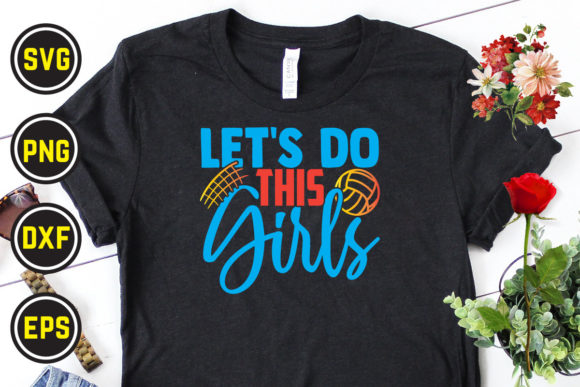 Volleyball Svg T Shirt Design 01: Graphics & Print Templates