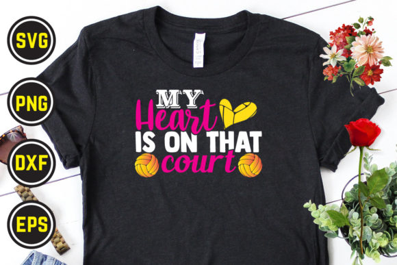Volleyball Svg T Shirt Design 05: Graphics & Print Templates
