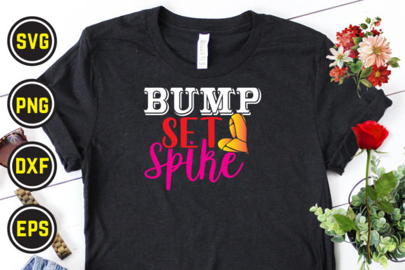 Volleyball Svg T Shirt Design 06: Graphics & Print Templates