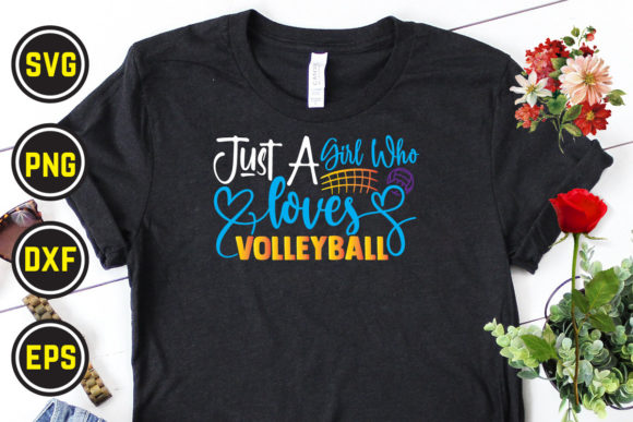 Volleyball Svg T Shirt Design 08: Graphics for Print Templates